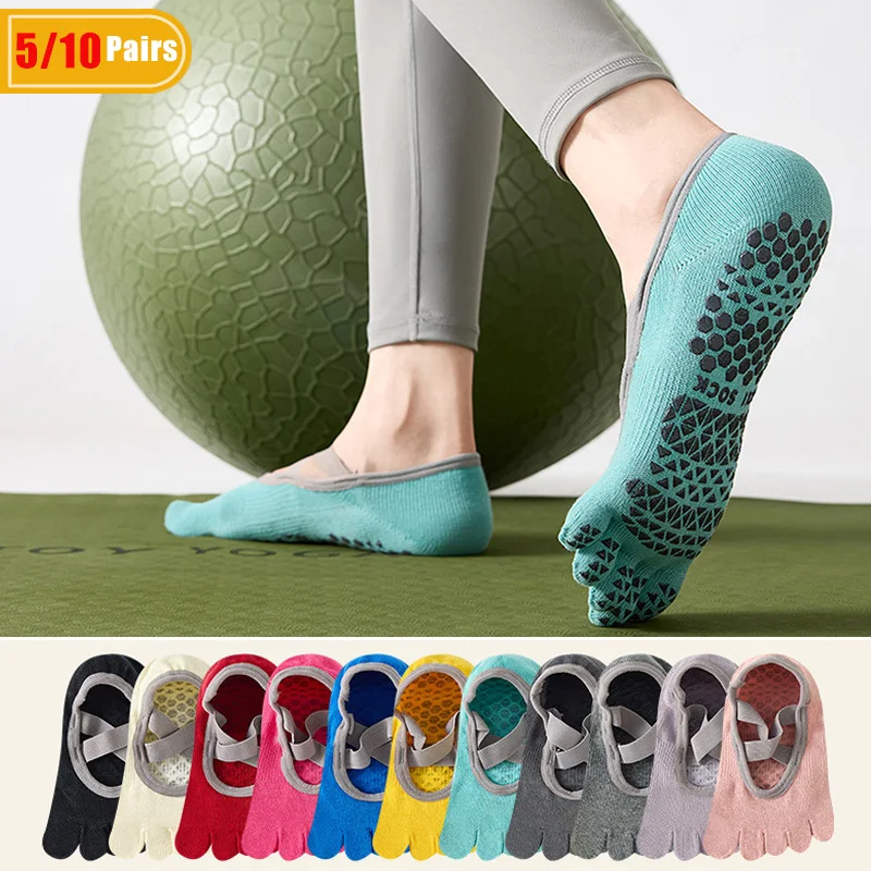 Pilates Is Yoga - 5/10 Pares de Calcetines de Yoga
