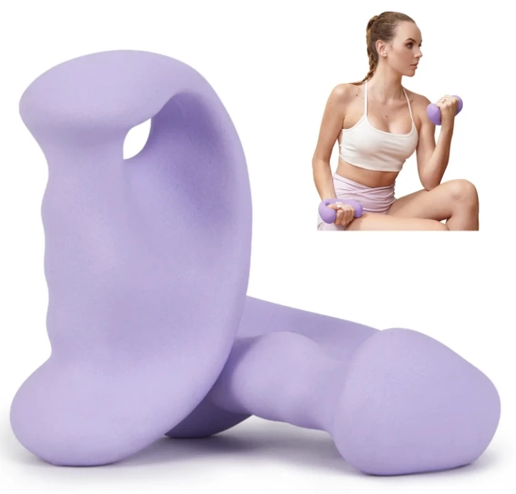 Pilates Yoga Hot - Mancuernas Ergonómicas de Neopreno para Gimnasio
