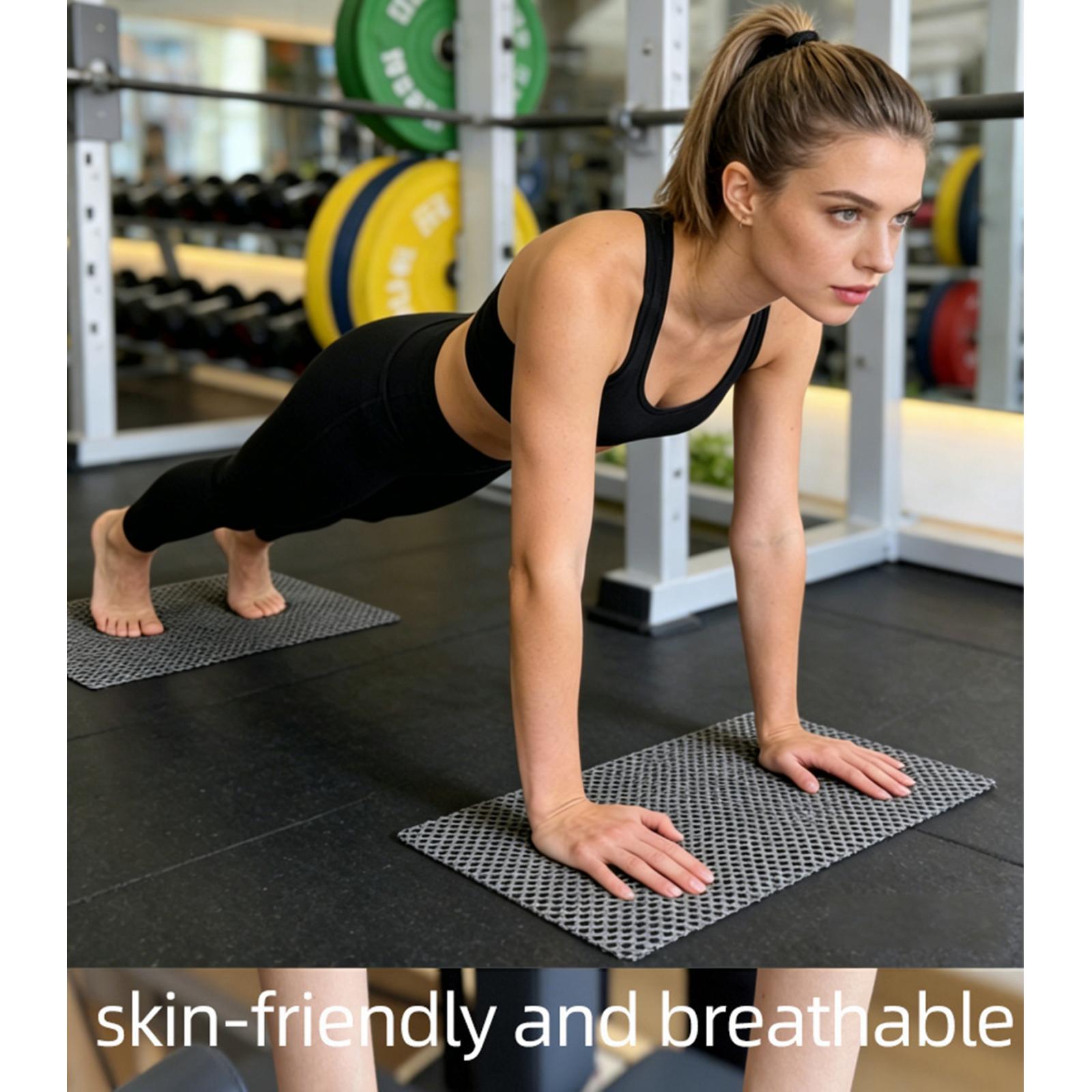 Pilates Yoga Mat - Juego de 2 Alfombrillas Antideslizantes para