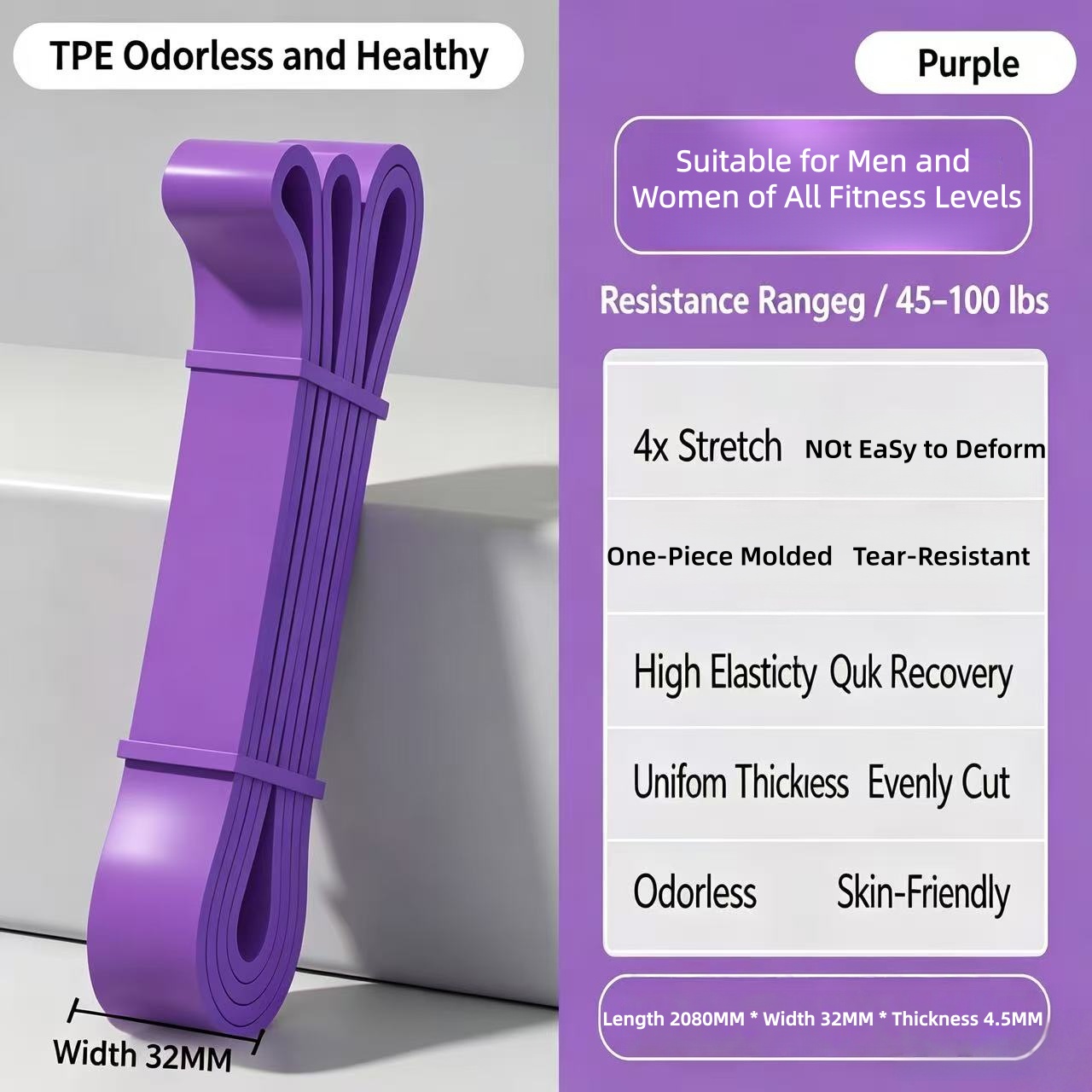 Bandas de Resistencia TPE de 6 - Pilates And Yoga Difference reseña y precio