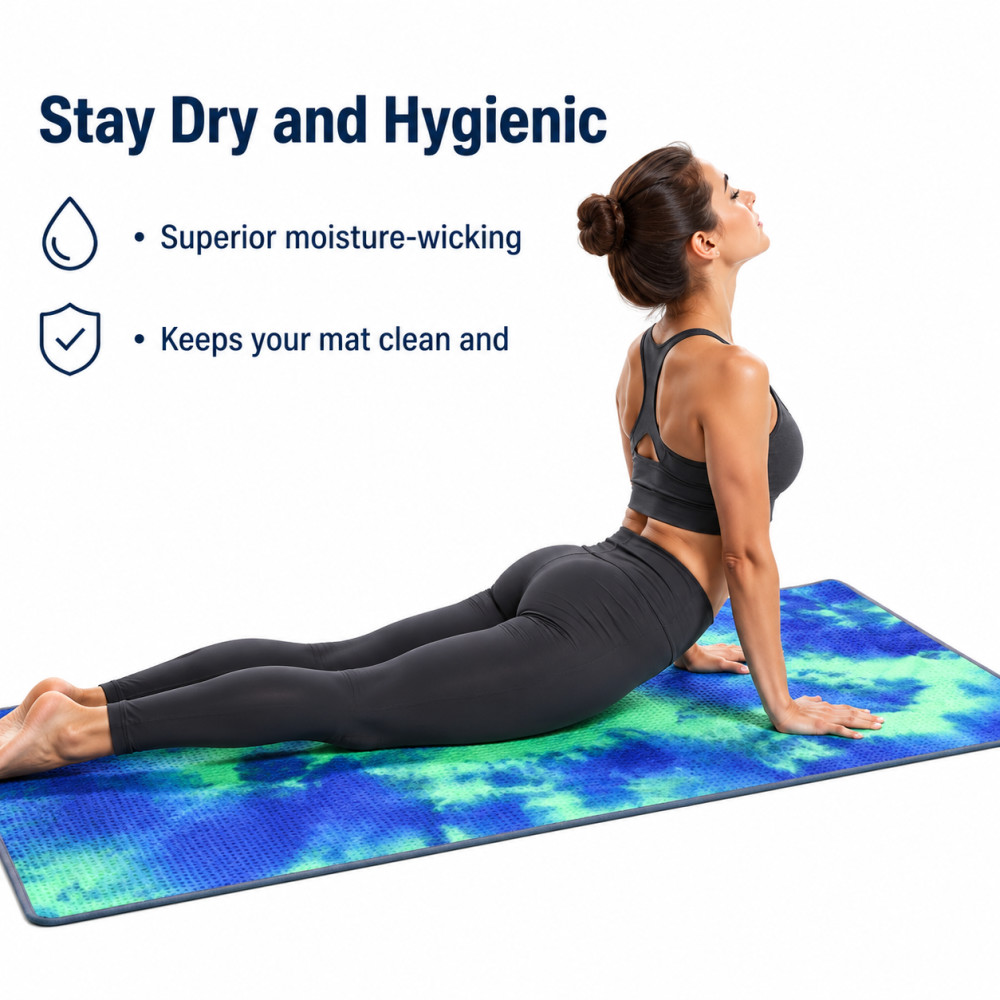 Toalla de Yoga antideslizante  - Pilates Yoga Hot reseña y precio