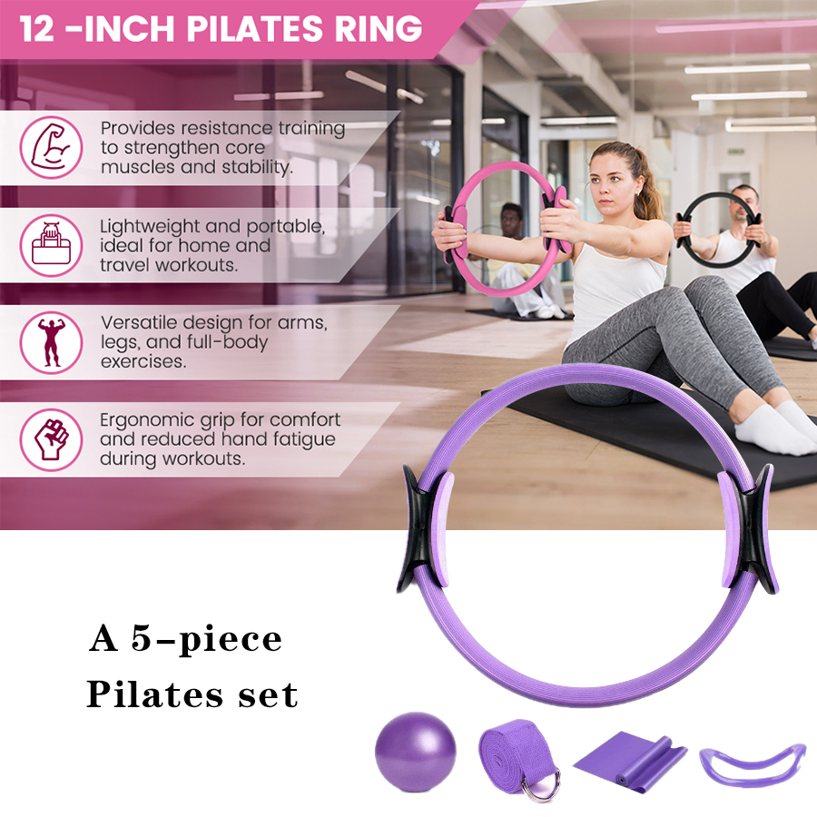 Kit básico de Pilates de cinco - Pilates Yoga For Weight Loss reseña y precio