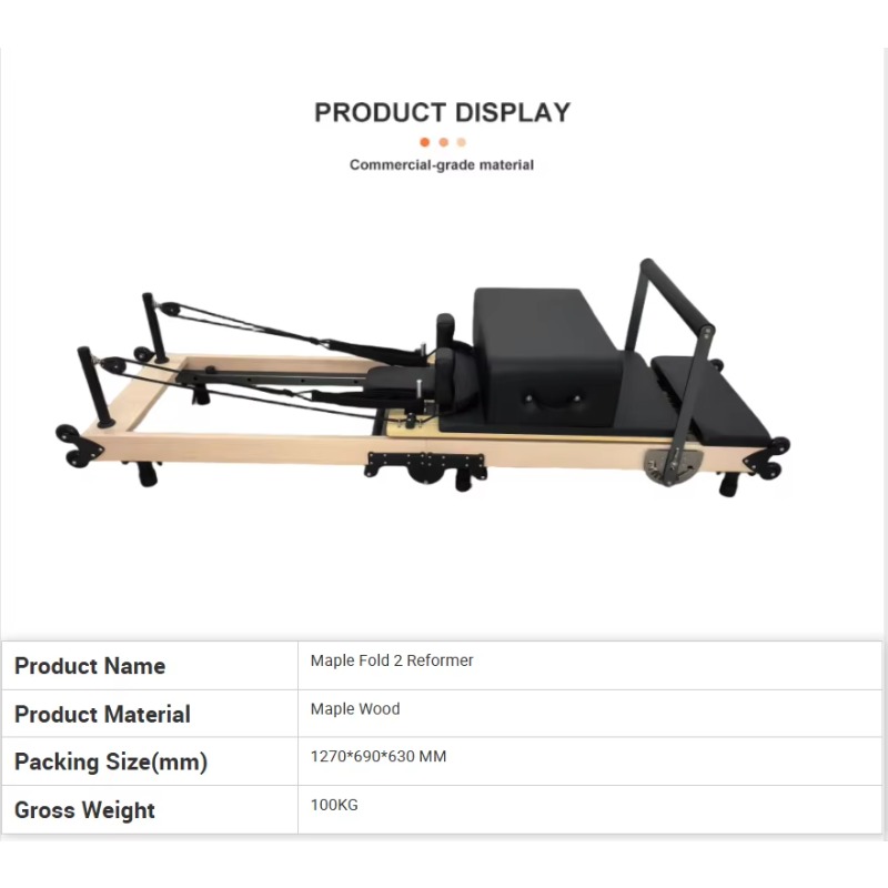Reformer de Pilates Plegable y - Pilates & Yoga Knokke reseña y precio