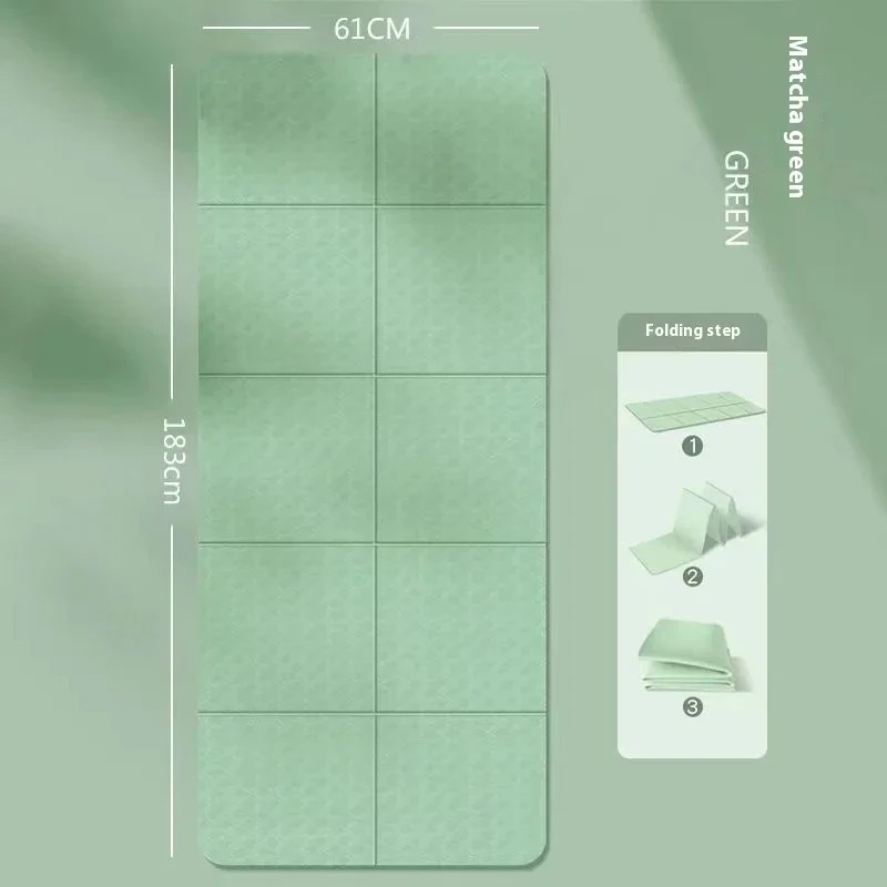 Estera de Yoga portátil plegab - Pilates Yoga Mat Thickness reseña y precio