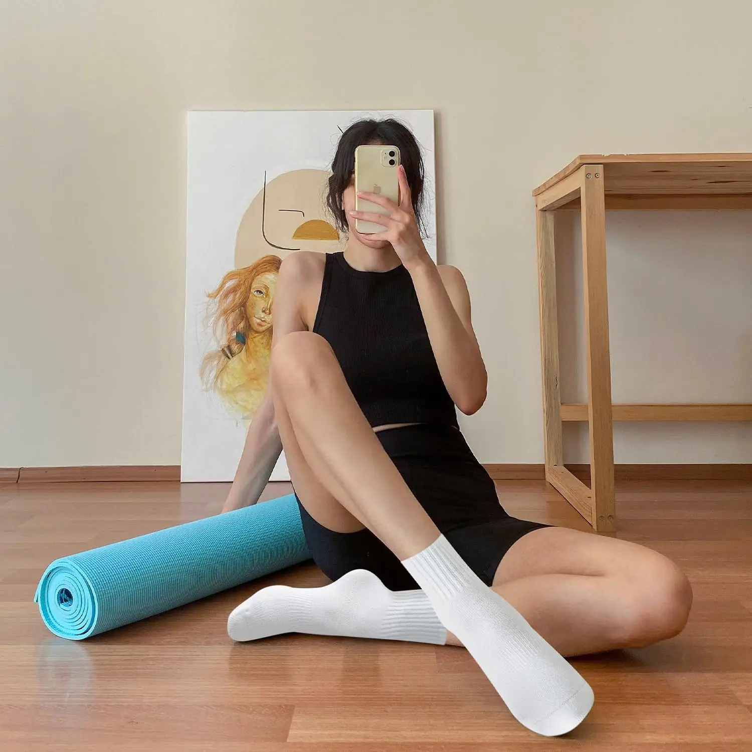 4 pares de calcetines de yoga  - Pilates & Yoga Knokke reseña y precio