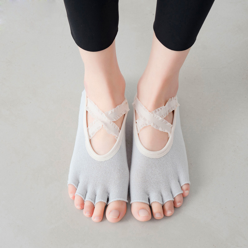 Calcetines de Yoga de cinco de - Yoga Strap Cotton reseña y precio